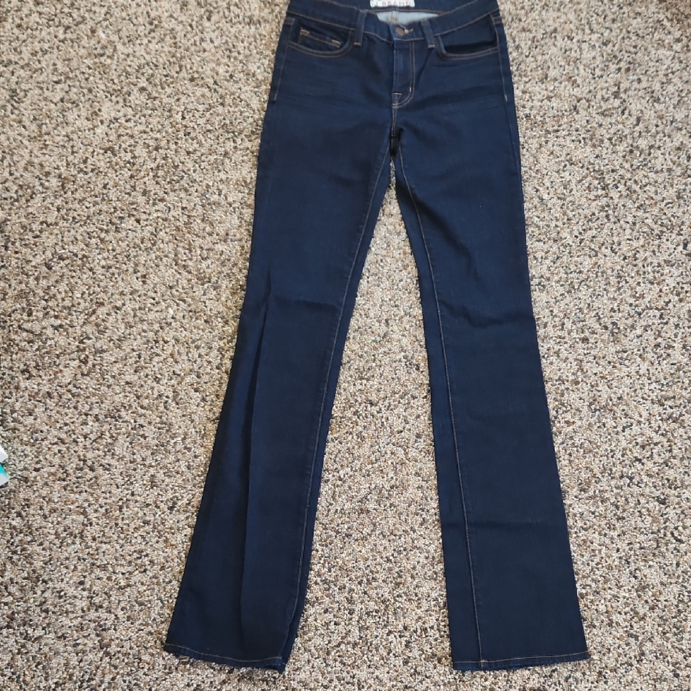 JBrand Dark Denim Bootcut Jeans, 26